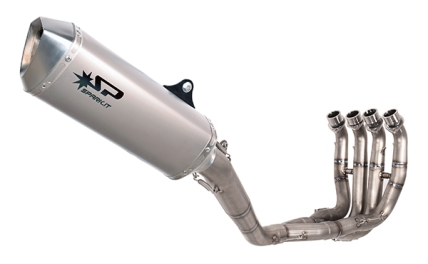 Ligne complète racing collecteur INOX + silencieux FORCE Titane longueur 400mm