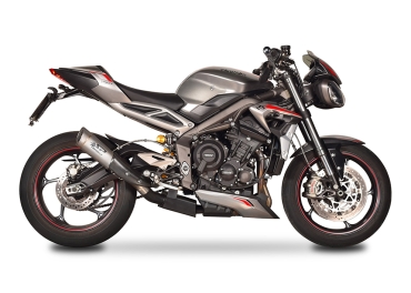 Chambre insonorisante inox  et silencieux Grid O titane, montage haut. Conforme norme Euro5