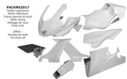 Pack carénage Sebimoto YAMAHA YZF600 R6 2017 2026