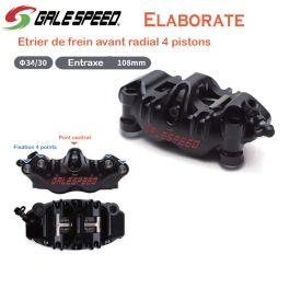 Etrier de frein avant complet Galespeed, modèle BILLET