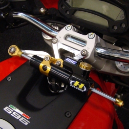 Kit fixation pour amortisseur de direction