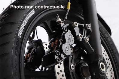 Support étrier avant BILLET Galespeed HONDA CB1300 1998 2000;SUZUKI 1200 BANDIT & S 1996 2000;KAWASAKI ZRX 1200 2001 2008;KAWASAKI ZRX 1200 DAEG 2009 2014