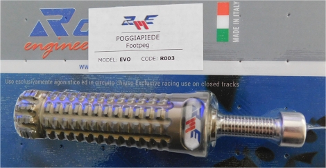 Repose pieds pour commandes reculées Robby Moto Evo droit
