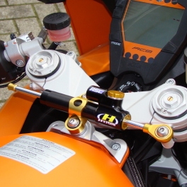 Kit fixation pour amortisseur de direction