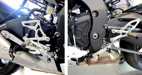 Commandes reculées Robby Moto modèle EVO YAMAHA YZF1000 R1/M 2015 2014