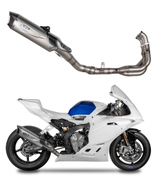 Ligne complète racing collecteur TITANE + silencieux Force EVO titane