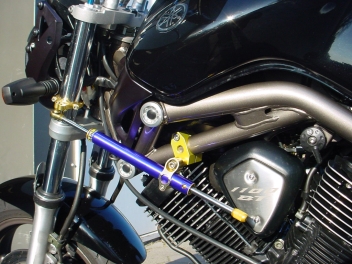 Kit fixation pour amortisseur de direction