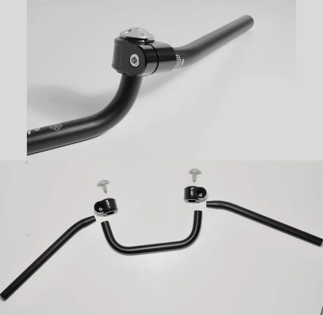 Guidon complet - U central diam. 22mm