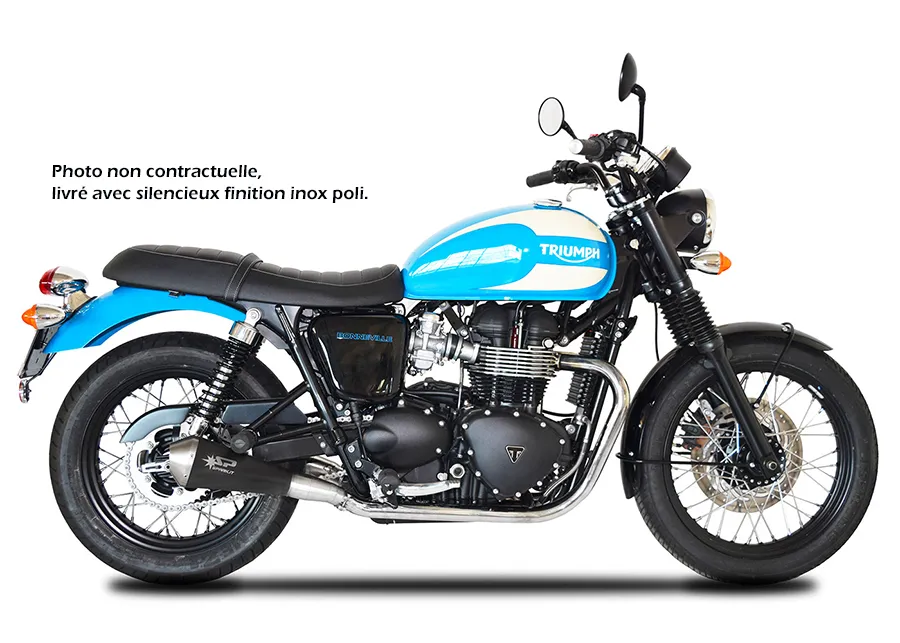 Echappement racing TRIUMPH Bonneville T100 (05-15)