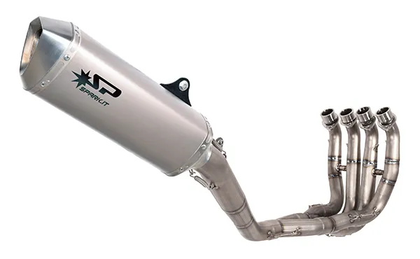 Ligne complète racing collecteur INOX + silencieux FORCE Titane longueur 400mm