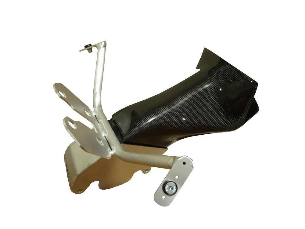 Support de carénage avant Alluminium avec prise d'air carbone