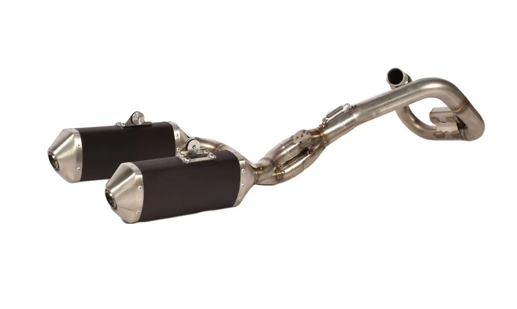 Ligne complète : collecteur Inox + silencieux