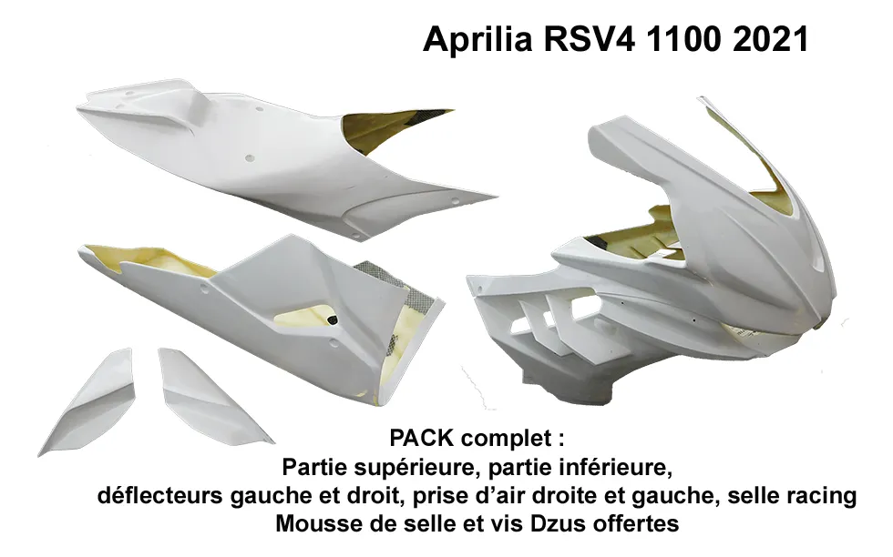 Pack carénage Sebimoto APRILIA RSV4 2021 2024;APRILIA RSV4 FACTORY 2021 2026