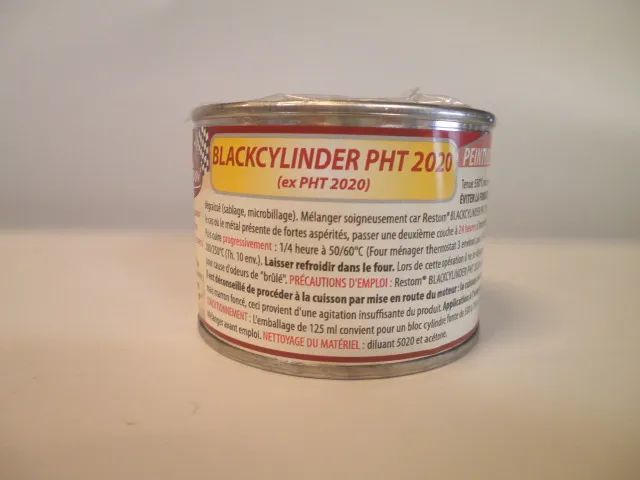 PEINTURE HAUTE TEMPERATURE POUR CYLINDRE EN FONTE ET ECHAPPEMENT #BLACKCYL2020NOIR