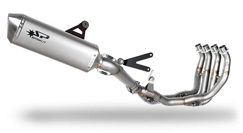 Ligne complète racing STEP2 collecteur TITANE + silencieux FORCE Titane 102DB