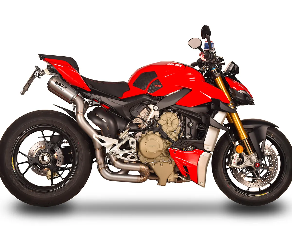 3/4 LIGNE RACING TITANE  + SILENCIEUX Moto GP