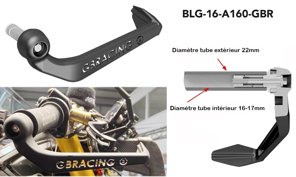 Protection levier de frein  #BLG-16-A160-GBR