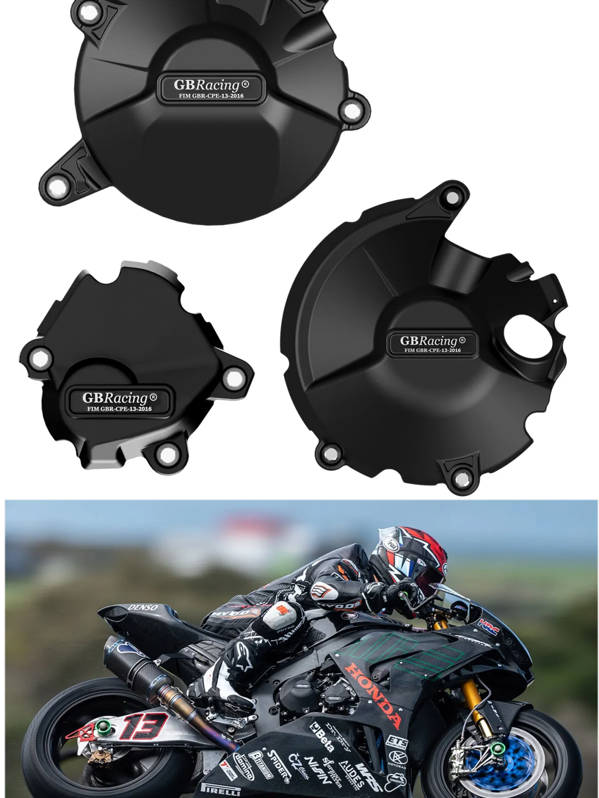 KIT PROTECTION MOTEUR  #EC-CBR1000RR-2020-SET-GBR