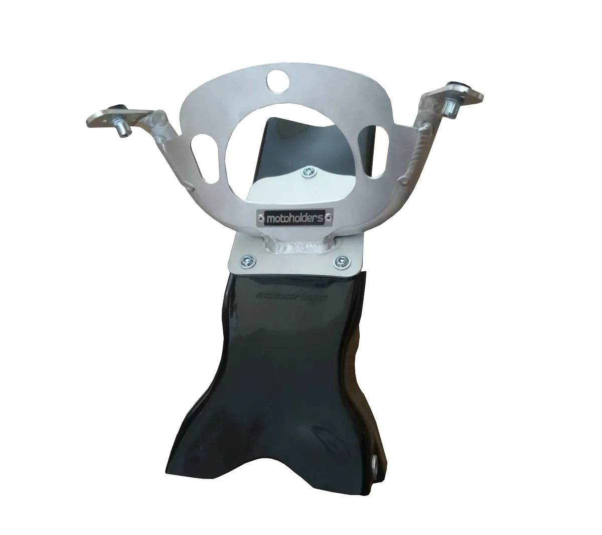 Support de carénage avant Alluminium avec prise d'air gelcoat noir