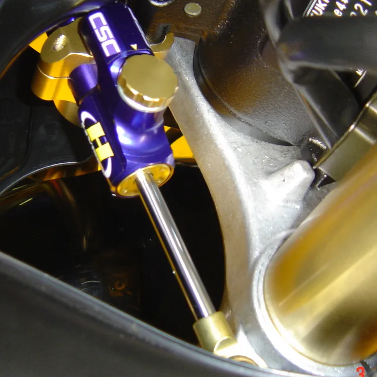 Kit montage pour amortisseur de direction Hyperpro SUZUKI GSXR 600 2001 2007;SUZUKI GSXR 750 2004 2007;SUZUKI GSXR 1000 2001 2006;SUZUKI GSX 1300 R HAYABUSA 2008 2020
